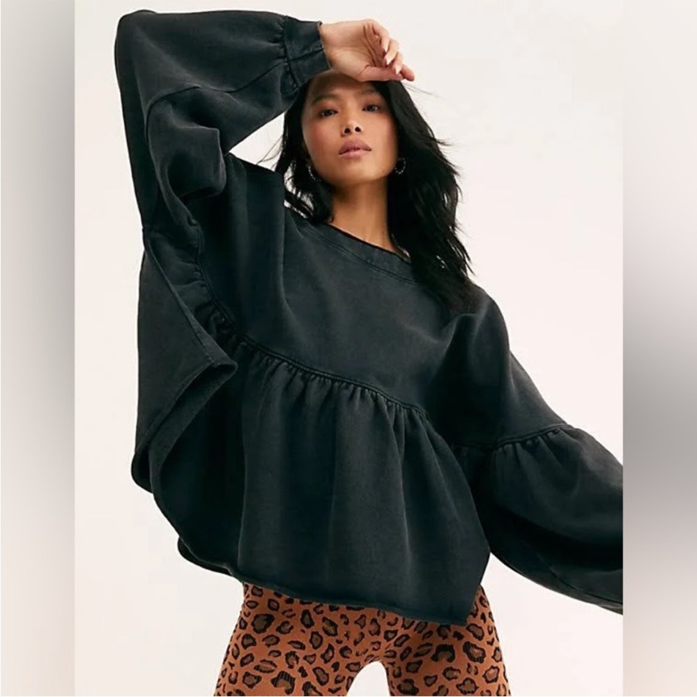 Free people Lucy sweatshirt in green